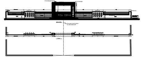 Compound Wall And Gate Detail Elevation And Plan In Autocad File Cadbull