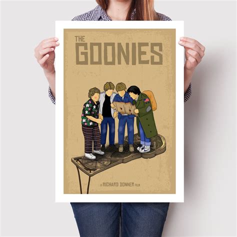 The Goonies Poster Retro Movie Print Film Poster Art Etsy Uk