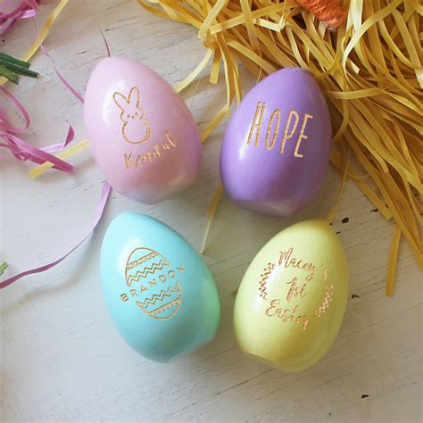 Egg Personalized Wood Easter Egg Etchey
