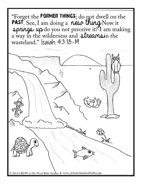 Isaiah Coloring 40 Pages Template Sketch Coloring Page