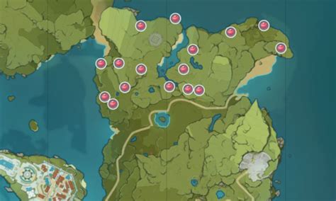 Valberry Genshin Impact Location Map Where To Farm Valberry Touch