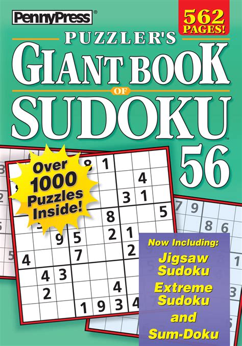 Puzzlers Giant Book Of Sudoku Penny Dell Puzzles