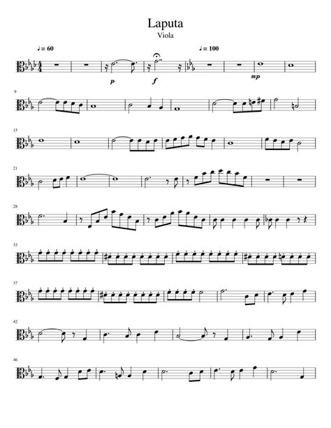 Viola Solo Sheet Music Free Printable Printable Templates