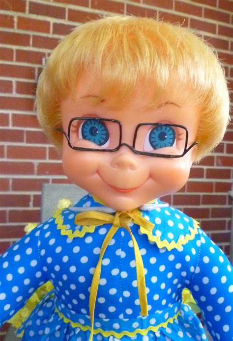 Original 1967 Mrs Beasley Doll Talks Straight Hair Mattel Mrs