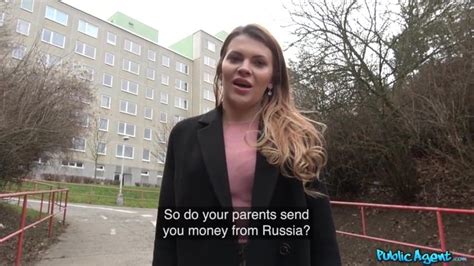 porn ⚡ public agent russian shaven pussy fucked for cash verona sky