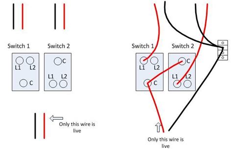 How To Wire A 2 Gang One Way Light Switch Irish Connections