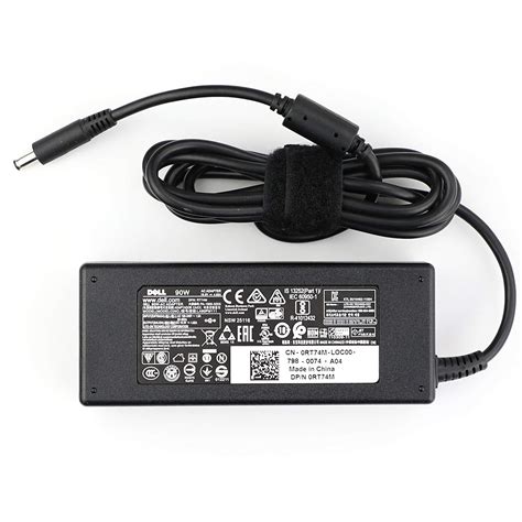Dell Laptop Ac Adapter 90w Rt74m Replacedirectnl