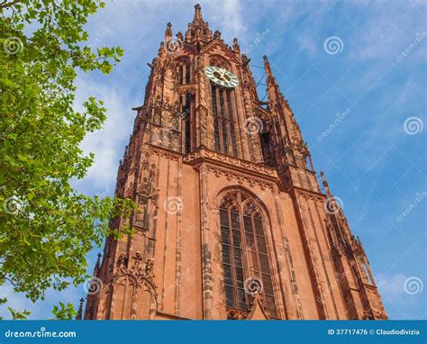 Cattedrale Di Francoforte Fotografia Stock Immagine Di Rosso 37717476