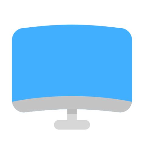 Curved Monitor Free Computer Icons