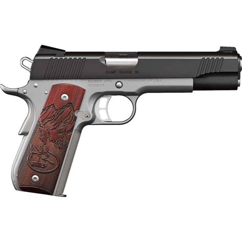 Kimber Camp Guard 10mm Auto 5 Stainlessblack Pistol 81 Rounds