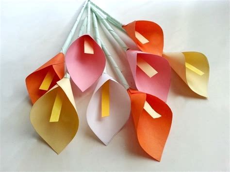 Get the tutorial at frog prince paperie. DIY Paper Calla Lily · How To Make A Flowers & Rosettes ...