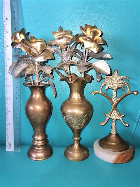 3 Copper Vasses Copper Tree Furniture And Home Living Home Decor Vases And Decorative Bowls On