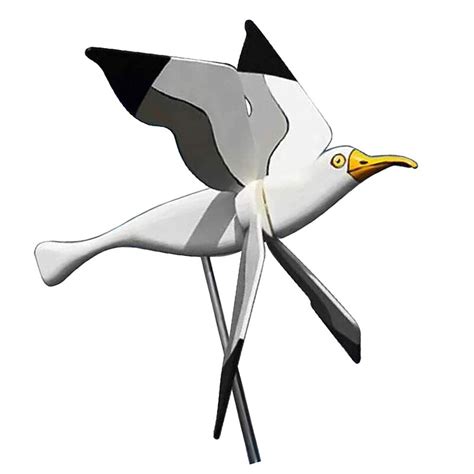 Seagull Windmill Asuka Bird Wind Spinner Bird Shape Weather Vane