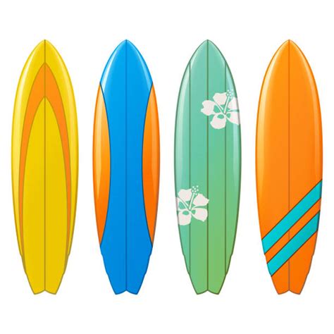 Clipart Of A Surfboard