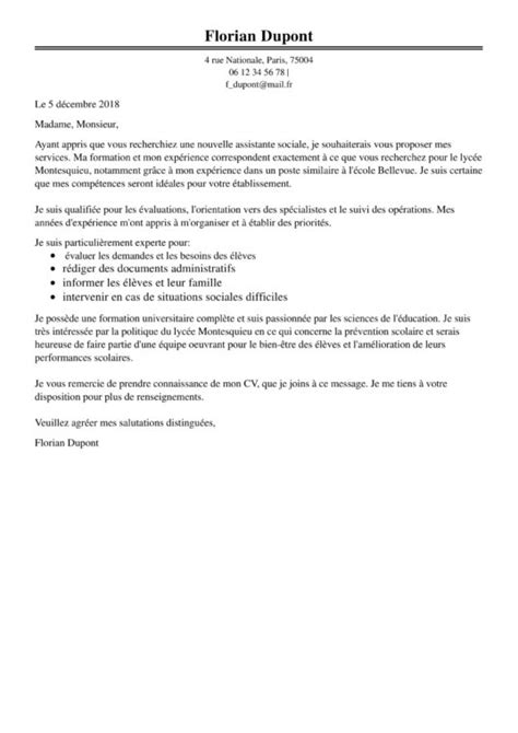 Exemples de lettres de motivation personnalisables  LiveCareer