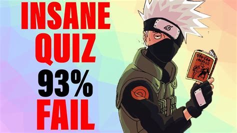 Taking The Hardest Naruto Quiz Of All Time Impossible Youtube