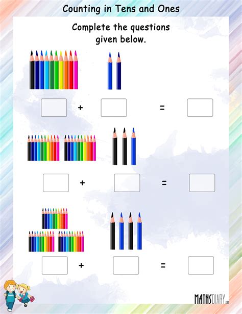 • count how many tens and ones • color tens and ones to show each number • fill in the blanks • complete the chart • count how many, then color the correct answer • count the tens place value assessment. Abacus - Grade 1 Math Worksheets
