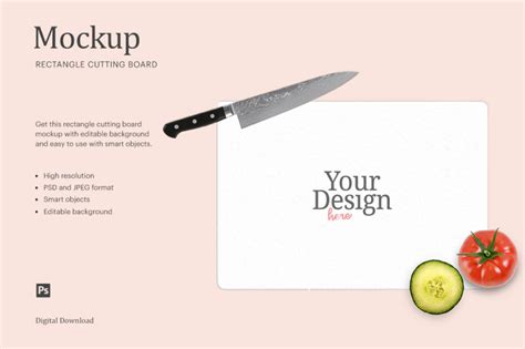 Download 11.5" x 7.75" Cutting Board Mockup | Compatible With ...