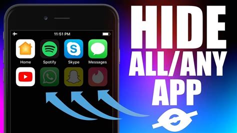 How To Hide Apps On Iphone How To Hide System Apps On Iphone Youtube