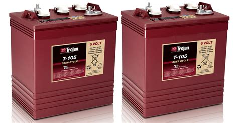 Rv Batteries 101 And Why We Use Trojan T 105 6v Golf Cart