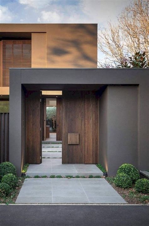 Contemporary Modern House Entrance Designs Exterior