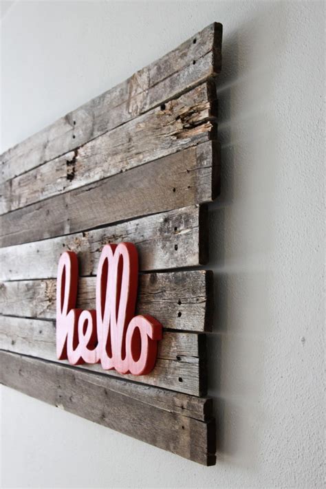 Upcycling Interiors Brilliant Ideas For Pallet Wall Art