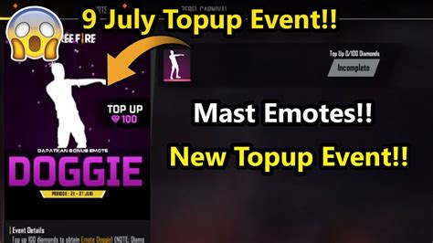 Top 15 free cup #019. Free Fire New Topup Event 9 July | Next Top up Event Free ...