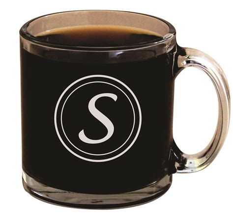This Personalized Glass Coffee Mug Holds All Your Toasty Warm Beverages
