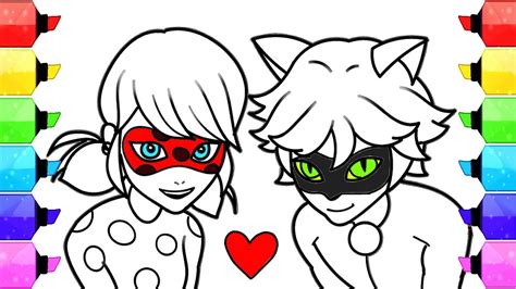 Miraculous Ladybug Coloring Pages | How to Draw and Color Ladybug and