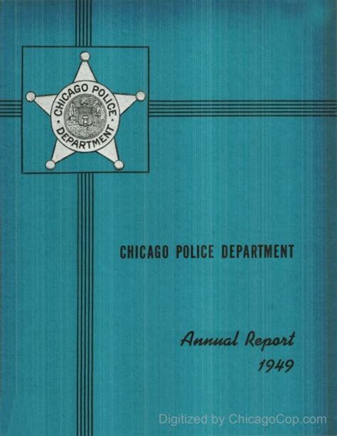 chicago police department annual report 1949 chicago