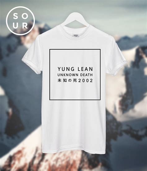 Yung Lean Unknown Death 2002 Fashion Hipster Unisex T Shirt More Size