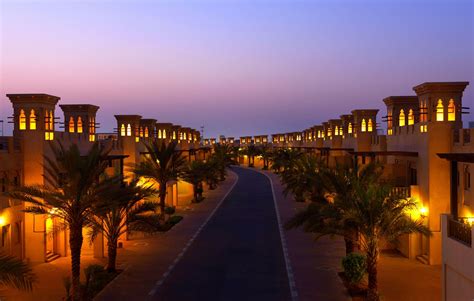 Stunning Views Of Al Hamra Village Golf And Beach Resort By Night