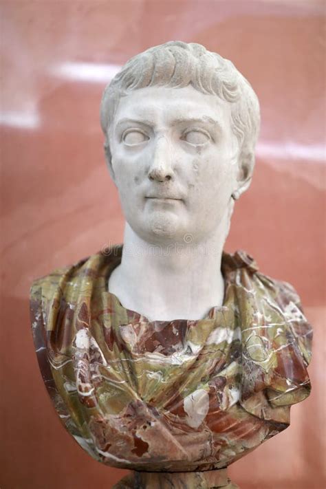 Bust Of Tiberius Roman Emperor In State Hermitage Editorial Stock Photo
