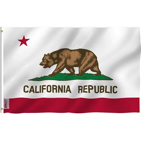 Anley Fly Breeze 4x6 Foot California State Flag Californian Ca Flags