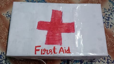 How To Make First Aid Box At Home Youtube