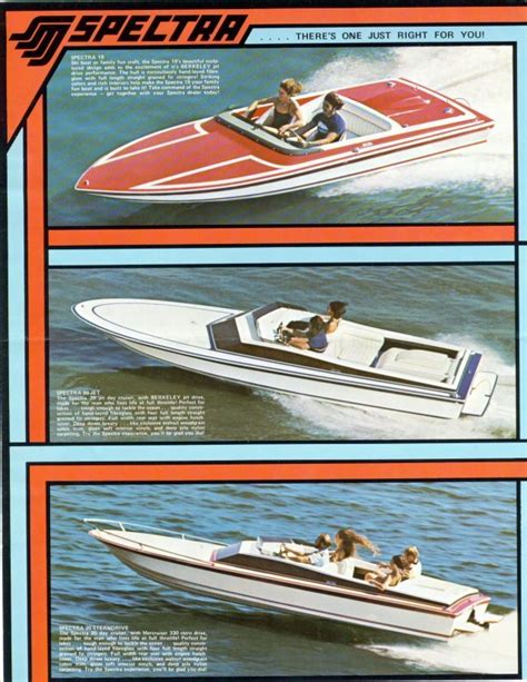 Vintage Jet Boat Forums Spectra Marine Ads And Brochures Boat Jet