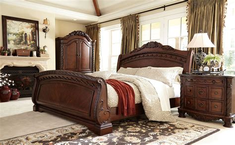 North Shore Sleigh Bedroom Set By Signature Design By Ashley Combines