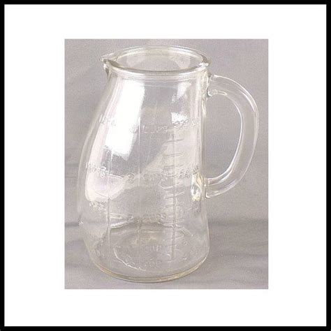 Vintage Glass Baby Formula Measuring And Mixing Container Etsy