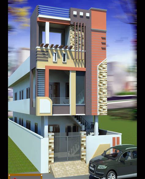 2nd Floor House Front Elevation Designs For Double Floor Ztech