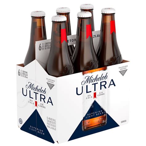 Michelob Cerveza Ultra 6 Pack Nr 355 Ml H E B México