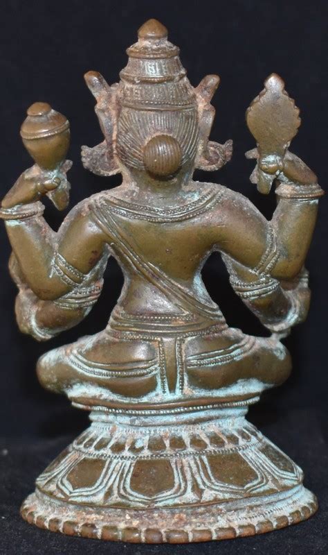 Seated Vishnu Orissa Bronzes Of India A Personal Collection