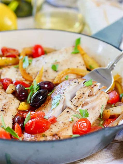 This Easy Mediterranean Fish Skillet Comes Together In Less Than 30
