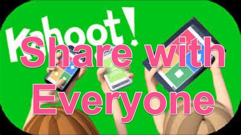 How Students Can Share Kahoot Games Youtube