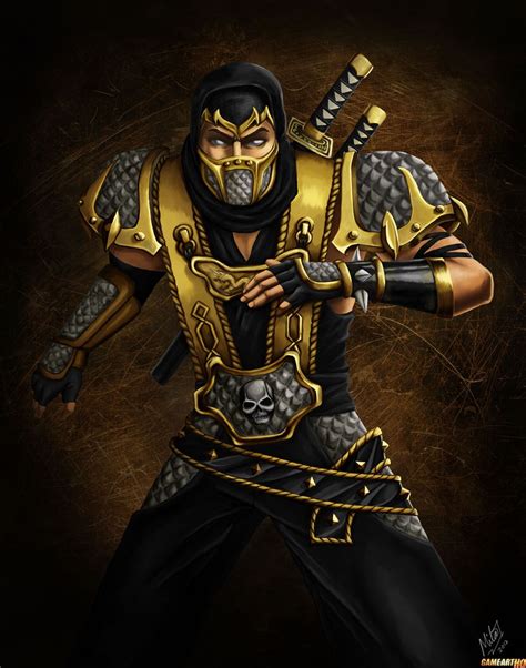 Scorpion Mortal Kombat Characters Mortal Kombat Art