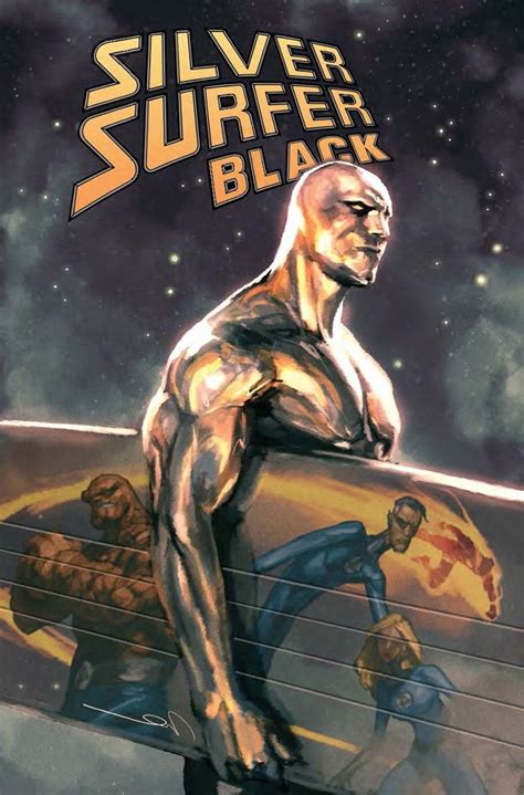 Silver Surfer Black 1 2019 Variant Cover By Gerald Parel Silver