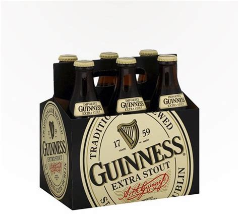 Guinness Extra Stout 6 Bottles