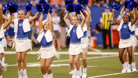 Indianapolis Colts Junior Cheerleaders Shine In Pregame Performance