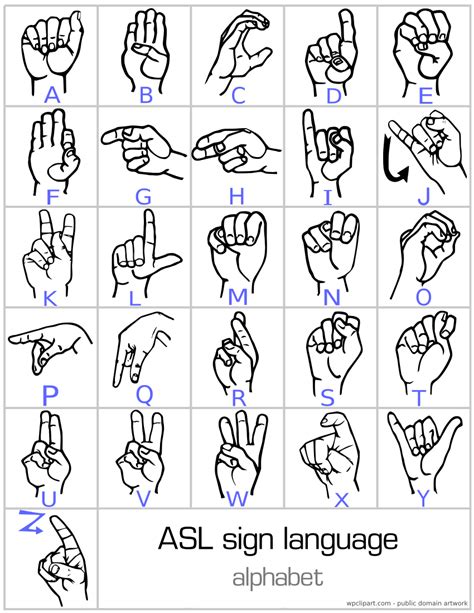 Beginner Hello In Sign Language Clip Art Library