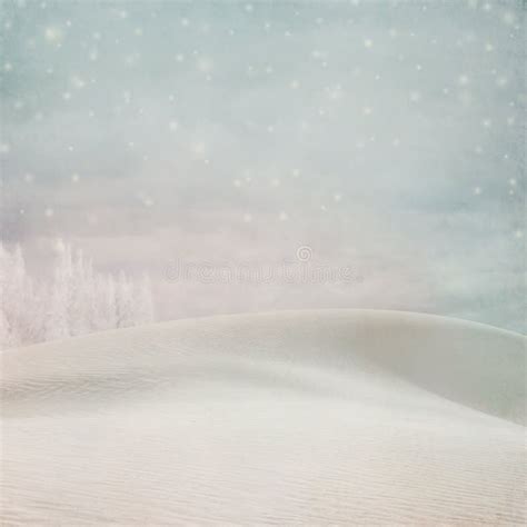 Pastel Winter Snow Background Stock Images Image 21823194