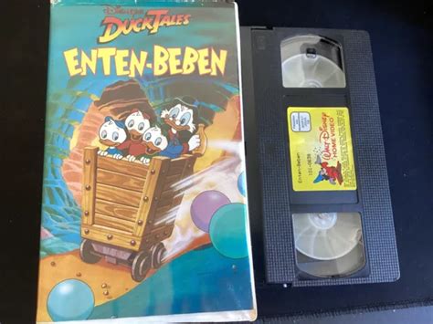 Disney‘s Ducktales Enten Beben Walt Disney Video Vhs Kassette Rar